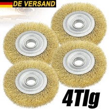 Fugenbürste Set 4 Stück Drahtbürste 104mm für Gloria Multibrush Weedbrush Ersatz