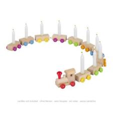 goki Geburtstagszug Holz Geburtstagsdeko Kinder Kerzenhalter Kindergeburtstag