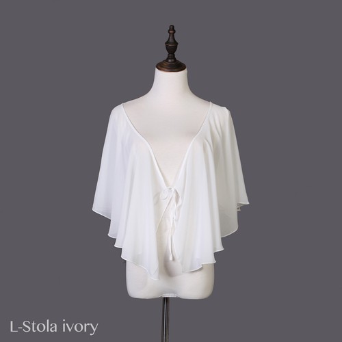 Wickel stola chiffon - chiffon,