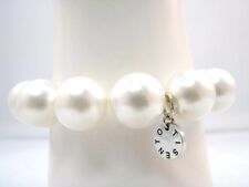 Ti Sento Armband Muschelkern Perlen in Weiß Milano Italien