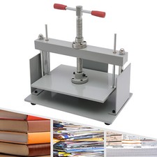 Flachdrücken Maschine Buchbinder Buchbinderpresse für Papier A4 + BalanceLeiste