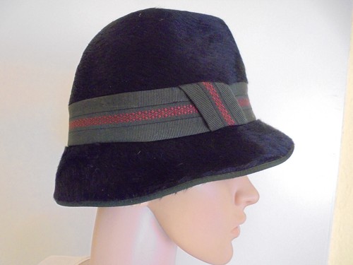 Alter damenhut schwarz - damenhut, ,