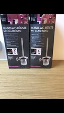 WC Bürstenset  NEU + Edelstahlhalter für WC Rollen