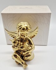 Rosenthal Engel mit Katze