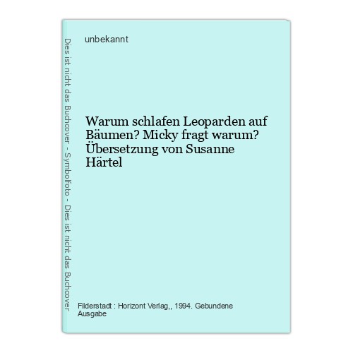 Warum schlafen leoparden - warum, auf