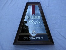 WERBE SPIEGEL ( BILD ) MICHELOB  18 cm X 37 cm X 52 cm.