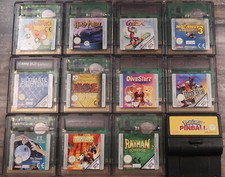 Game Boy Color Spiel Auswahl Spiele Nintendo GBC Game Hülle Anleitung