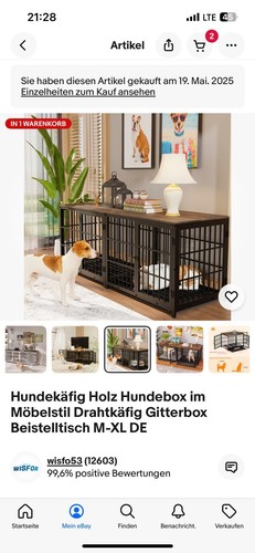 Hundekäfig gitter holz - gitter,
