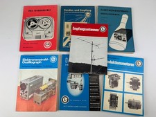 7x alte Hefte Lehrmeister Bücherei Tonbandgerät Oszillograph Senden Empfang