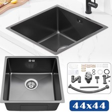 44x44cm Spülbecken Edelstahl