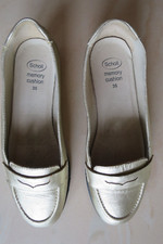 SCHOLL wunderschöne Halbschuhe/Loafer Gr.35 goldfarben, sehr guter Zustand
