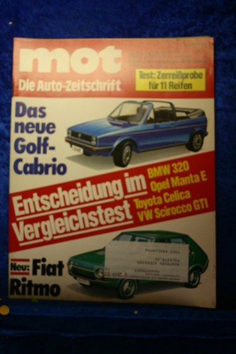 Mot golf cabrio - cabrio, fiat