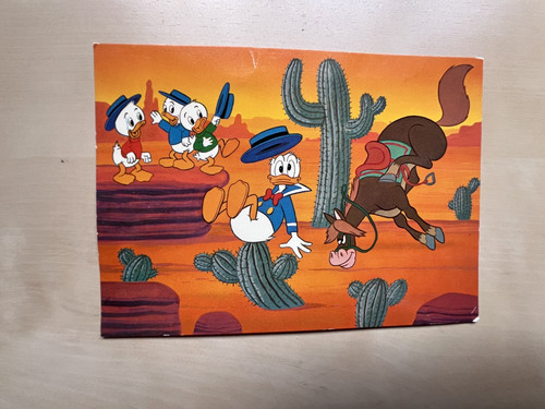 Postkarte donald duck tick - donald,