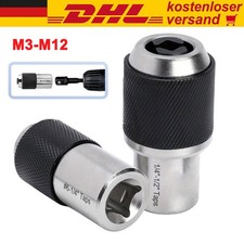 2x Gewindebohrer-Steckschlüssel-Halter Ausdrehwerkzeug Mit Verstellbaren Backen