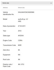 Audi 2011-2018 Audi A6