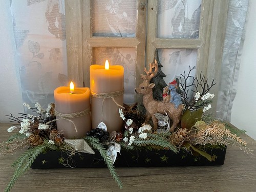 Adventsgesteck weihnachtsdeko - adventsgesteck,