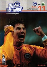 BL 2000/01 Hertha BSC - VfL Wolfsburg, 10.02.2001 - Poster Kai Michalke