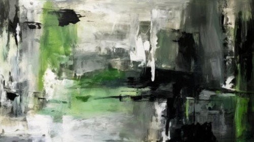 Wandbild der abstrakte - wandbild:,