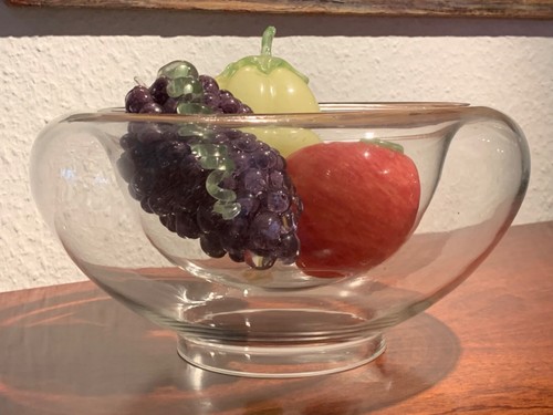 Glasschale doppelboden art - m.,
