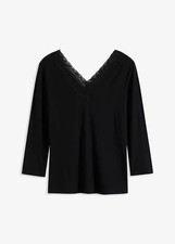 Langarmshirt mit spitze - mit,