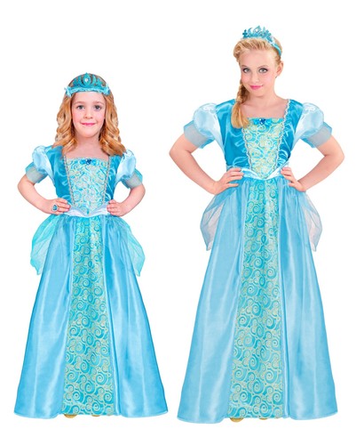 Blaue schneeprinzessin mit - blaue,