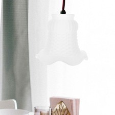 Glas Lampenschirm Beleuchtungskörper E27 Glasabdeckung für Café Schlafzimmer