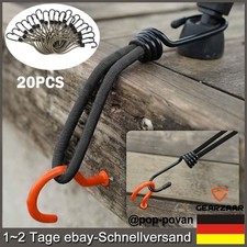 20x Spanngummi Expanderhaken mit Haken Expanderschlinge Planenspanner Anhängerne