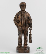 bronzierte Zinnfigur Bergmann