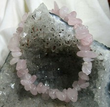 ROSENQUARZ  Edelstein-Armband