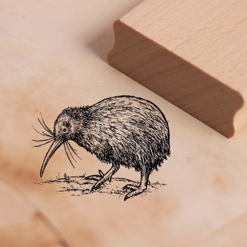 Motivstempel kiwi vogel - -,
