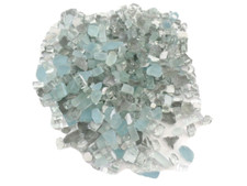 Mosaik Glas 650 g grau türkis