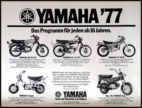 Yamaha 50 m - rd, dx,