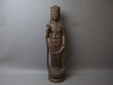 Holzschnitzerei Guanyin Buddha