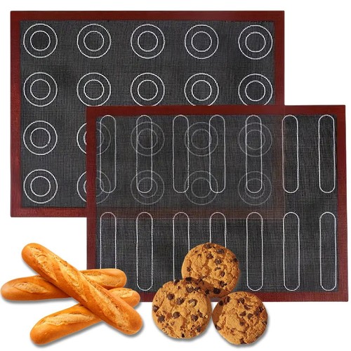 Perforierte silikon backmatte - perforierte,
