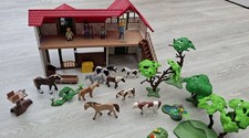 Playmobil Bauernhof Gebäude unvollständig gebraucht