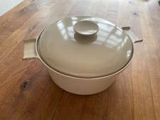 Copco Bräter Dänemark Michael Lax 154 Rarität mit Deckel in Beige