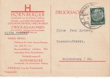 DR, Karte ab Zwickau