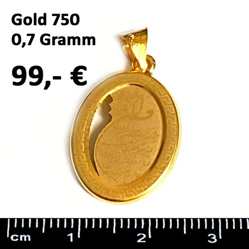 Gold anhänger - gold,