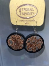 Neu! Original Tribal Spirit Ohrringe 925 Sterling Silber