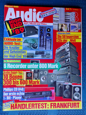 AUDIO 8/89,BRYSTON 5 B,HAFLER