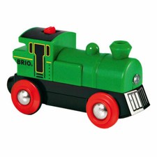 BRIO Speedy Green Batterielok Holzeisenbahn Eisenbahn Holzspielzeug Spielzeug