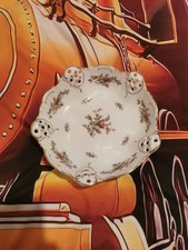 Rosenthal Kronach Schale Moliere 3 füßig Dekor  Moosrose  D 15