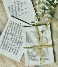 20 Antike Buchseiten Alte Schrift 1800 er Jahre - Vintage Papier - Scrapbooking