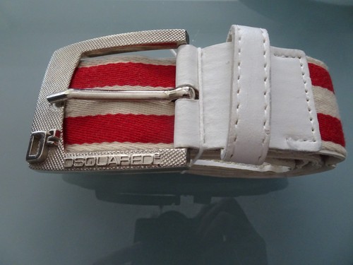 Dsquared2 gürtel mit - , silber