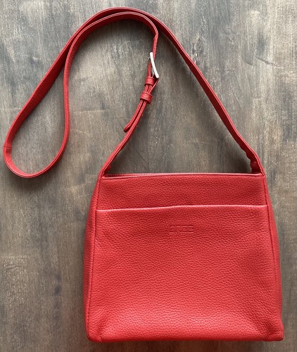 Bree ledertasche rot - -,