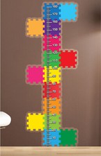 Messlatte Wandaufkleber