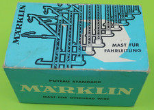 Märklin® 10x Laternenmast 7009 schöner Zustand HO OVP