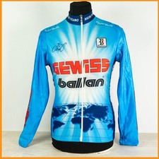 NOS GEWISS BALLAN TEAM TRIKOT S TOP RADSPORT RENNRAD VINTAGE OLD BLUE BERZIN 90