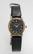 Fossil Uhr Damen Blau Edelstahl Silber Gold Leder Schwarz Wasserfest Quarz