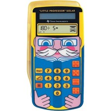 TEXAS INSTRUMENTS Little Professor Solar Schulrechner Lernrechner Grundschule